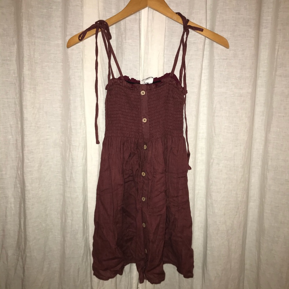 Skylar+Madison Summer Dress Maroon